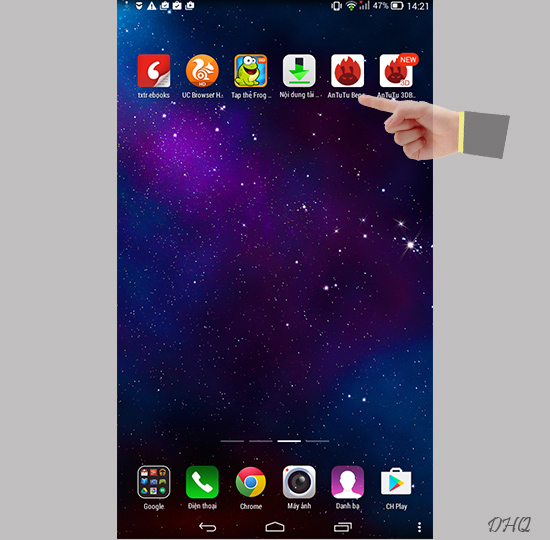 Mở Antutu Benchmark